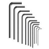 Hex Key Inch Set, 10 pc. redirect to product page